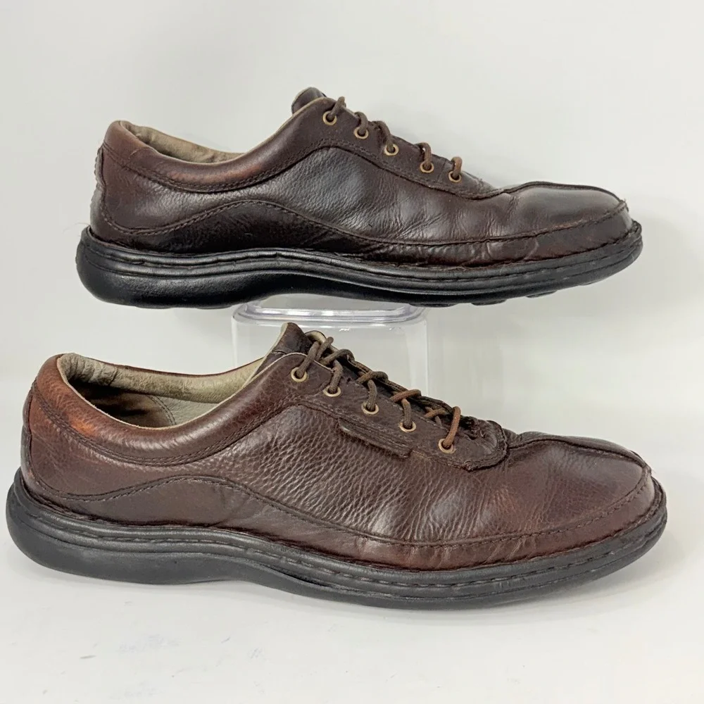 Merrell World Legend Mens 13 Dark Brown Leather Lace Up Casual Shoes J54708